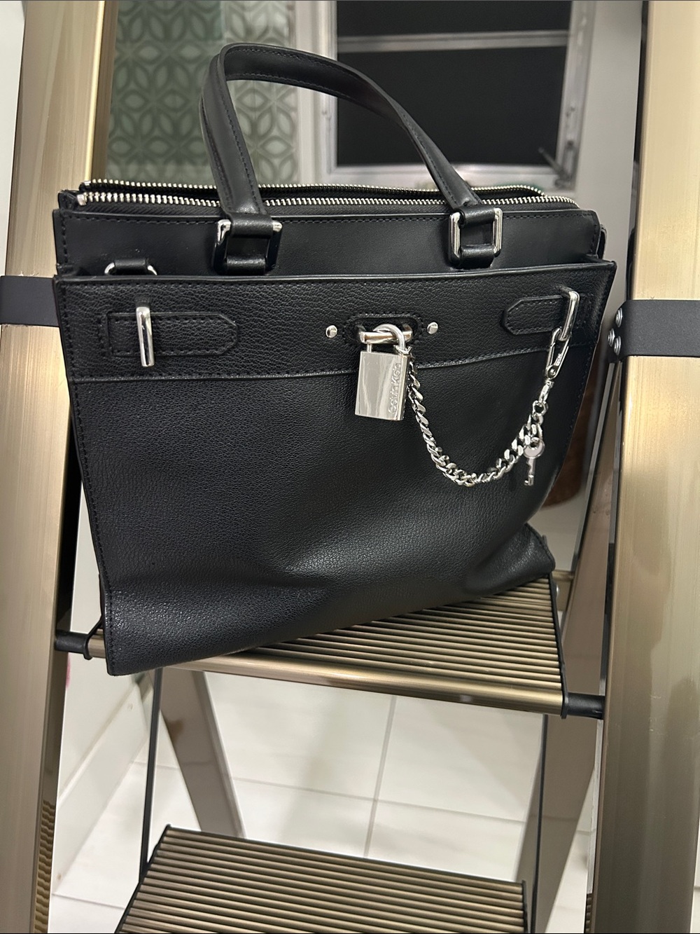 Black Calvin Klein Mid-Sized Purse